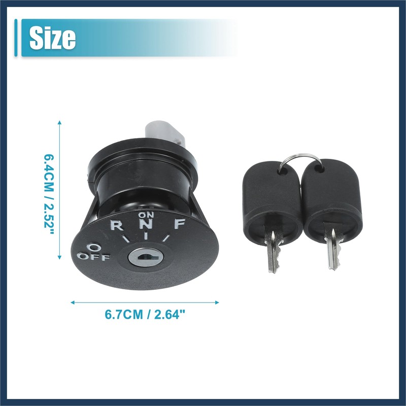INFINAUTO Ignition Switch with Keys Fit for EZGO RXV 48V