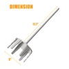 BBQ-PLUS Stainless Steel Pork Puller Used with Standard Hand Drill