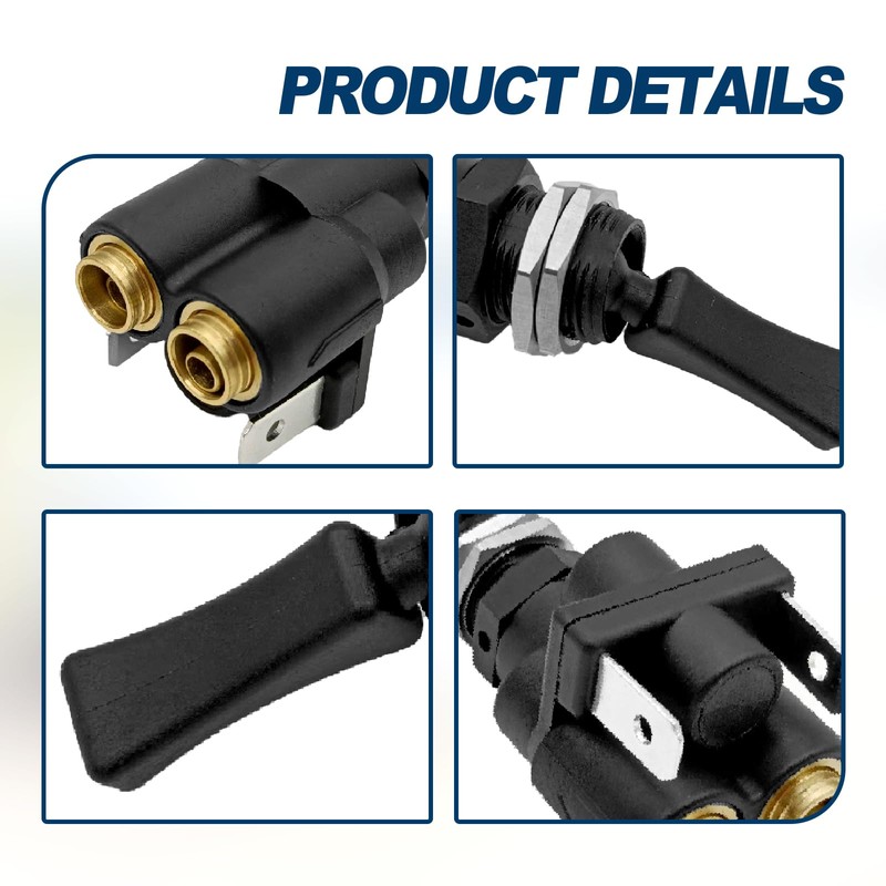 SYudwen Air Electric Toggle Valve Paddle Switch Replacement for OEM