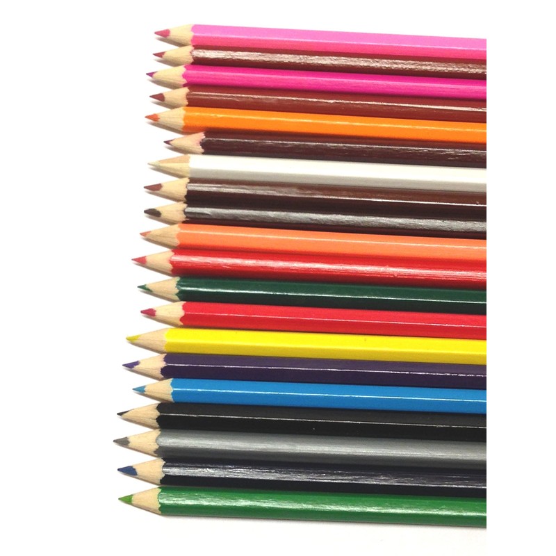 Arpan 24 Colouring Pencils Full Size Assorted Colours Supplied x