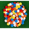 Adhere 50pcs Plastic Golf Ball Position Marker Quarter Size 25mm
