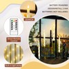 Nimiko Flameless Taper Candles with Star Lights, Remote Control, and