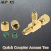 Aupoko Quick Coupler Access Tee, 1/4'' Valves Core Tee Adapter
