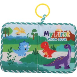 My First Family Album Dinosaur Photo Album unicorn Photo Album Soft Cloth Photo Book Memory Book Keepsake Book (Green Dinosaur)
