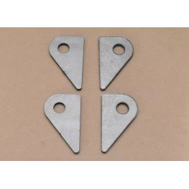 StreetRays [Originals] SR 3/4" Hole Flat / 4" Axle 1/4" Thick Four Link Mounting Flat Tab Bracket Qty 8