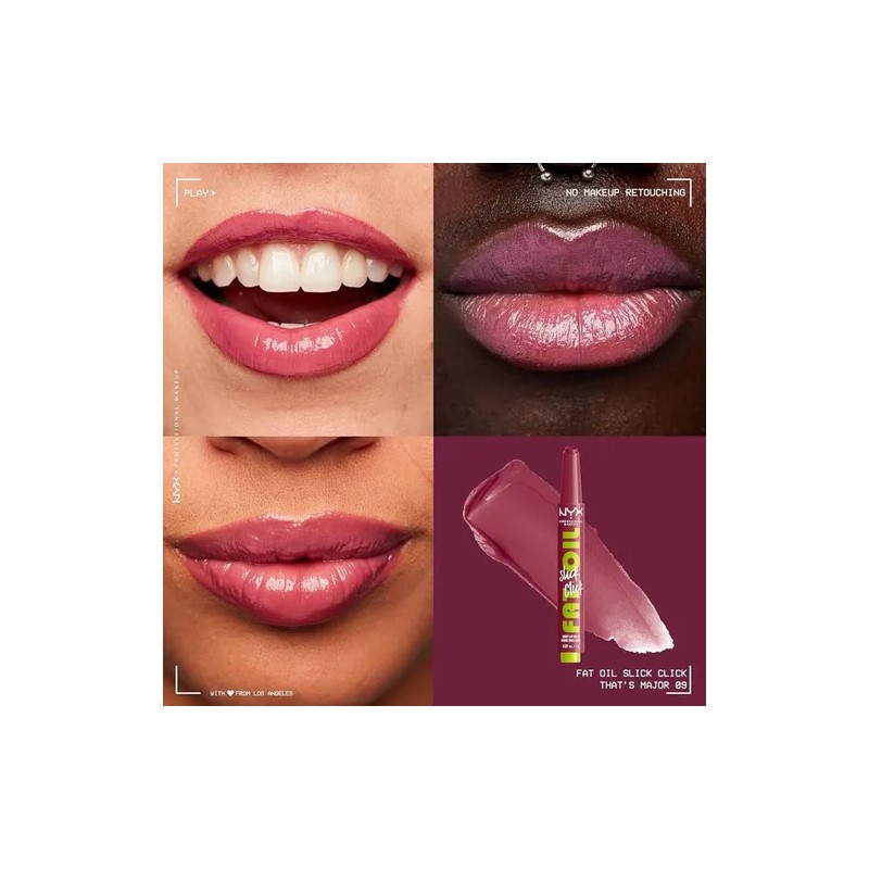 Brillo de Labios Fat Oil Slick Stick de NYX Makeup