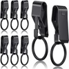 Threan 8 Pieces Belt Key Clip Heavy Duty Key Holder