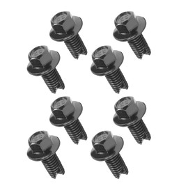 SCUARI Skid Plate Bolts,Car Accessories Stainless Steel Bolts,Upgraded 2-in-1 Skid Plate Screws,12mm Top Front Skids Plates Bolt,Car Top Front Skids Plates Bolt,Suitable for Many Cars Trucks (8PCS)