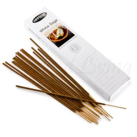 Nitiraj Premium White SAGE Natural Incense Sticks 25 Grams