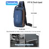 Mochila Cruzada Antirrobo, Mochila Cruzada Multifuncional para Hombre, Mochila Antirrobo