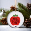 Best Teacher Ever, Teacher Ornament Gift, Teacher Gift, Gift for