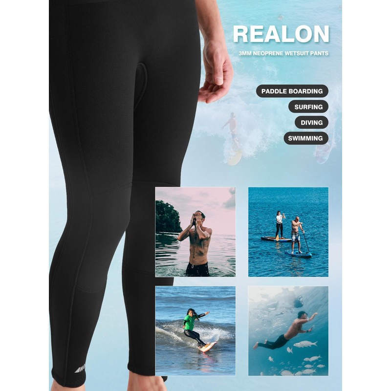 3mm CR Super Stretch Neoprene Diving Long Pant Surfing Pants