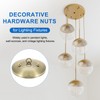 PATIKIL 4pcs M6 x 12mm Ball Thread Cap Nuts Knob,