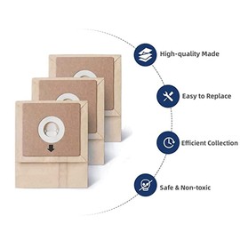 Yatuela 14packs for Bissell Zing 4122 Canister Vacuum Bags,Dust Bags Replacment Fit For Bissell Zing PowerFore 4122D 2154A 2154C 2154W 1668 1668C 1668W 1608