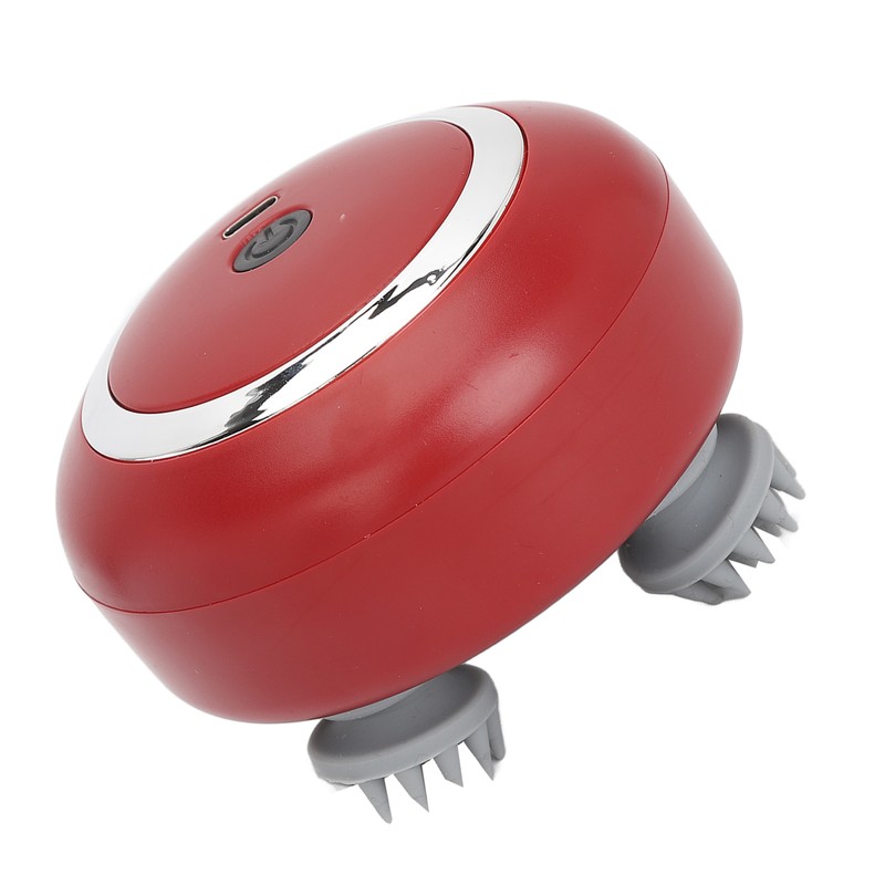 Electronic Head Scalp Massager Kneading Vibration Multi Functional Handheld Hair