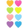 Early Buy 3x3 Heart Shape Sticky Notes 8 Pads/Pack, 75
