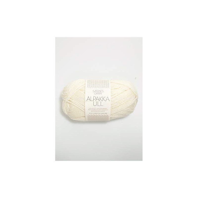 Sandnes Garn Alpaca Ull 1002 White