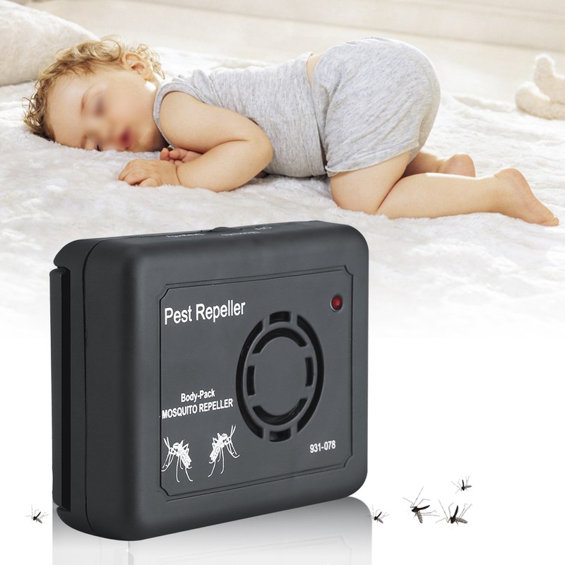 Mini Portable Electronic Ultrasonic Mosquito Insect Repeller Indoor Outdoor Pest