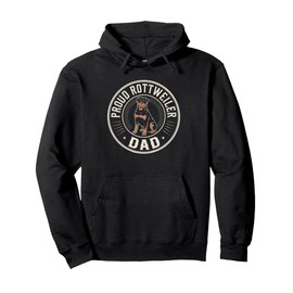 Proud Rottweiler Dad Pullover Hoodie