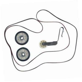 Compatible Dryer Belt, Pulley and Roller Repair Kit for Maytag MGDC300XW1 Estate EED4300TQ0 Roper RED4440SQ0 Kenmore 11063112100 Dryer