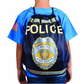 Aeromax Police Drawstring Backpack
