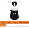 Dog Suit Soft Breathable Fashionable Bow Tie Puppy Costume for