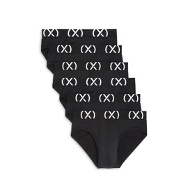 2(X)IST Men's (X) Sport 6-Pack No Show Brief