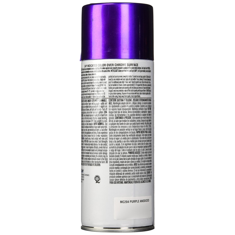 Dupli-Color MC204 Metalcast Automotive Spray Paint - Purple Anodized Coating