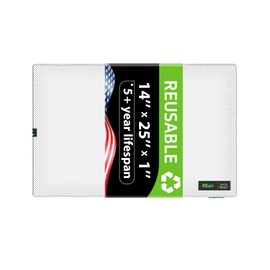 Reair 14x25x1 Extra Replacement Filter without Frame, Washable and Reusable Air Filter 14x25x1 for AC HVAC Furnace, MERV 8 Air Filters Machine Washable, AC Furnace Air Filter without Frame