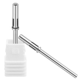 Bestgle 2 Pcs Nail Drill Bits Mandrel for Sanding Bands Shaft Mini Professional Steel Nail Sanders Drills for Electric File Sanding Band Nail Salon Equipment Grinding Machine DIY Salons Home Craft