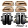 HEDORANCE Exterior & Interior Door Handle Set for Toyota Camry