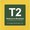 T2 Melbourne Breakfast Black Tea Bags 25 pack