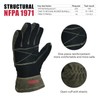 Intra-FIT Structural NFPA 1971 Fire Fighter Glove,3D Curved Fingers, Heat
