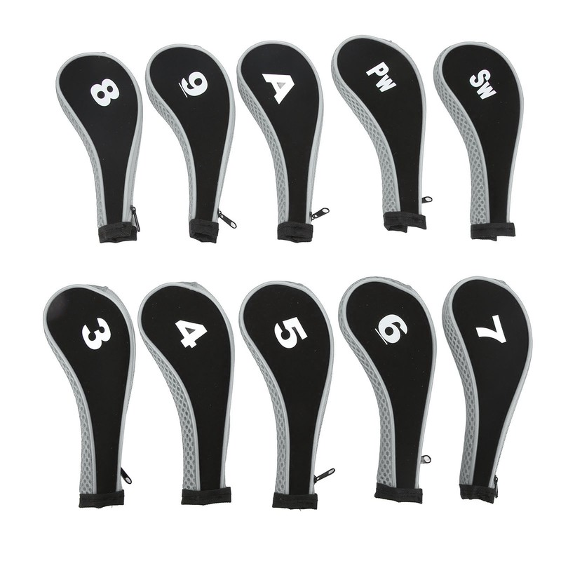 10Pcs Golf Club Head Cover Neoprene Golf Head Cover for