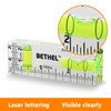 T-Type Level Mini Bubble Level Two directions Spirit Level Shatterproof
