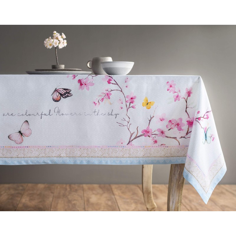 Maison d' Hermine Tablecloths 100% Cotton 140cm x 180cm Decorative