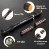 EverBrite 4PCS LED Pocket Pen Light Flashlight Aluminum Flashlight 8