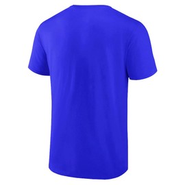 Icon Sports U.S. Soccer Federation USMNT Adult Destressed Solid Logo T-Shirt | Royal Blue, X-Large