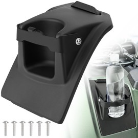 JERBOR ATV Left Fender Cup Holder Fit for Honda Foreman Rubicon 2014-2025, ATV Water Bottle Holder 2.5 Inch
