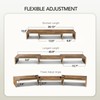 AMERIERGO Dual Monitor Stand Riser- 3 Shelf Screen Stand with