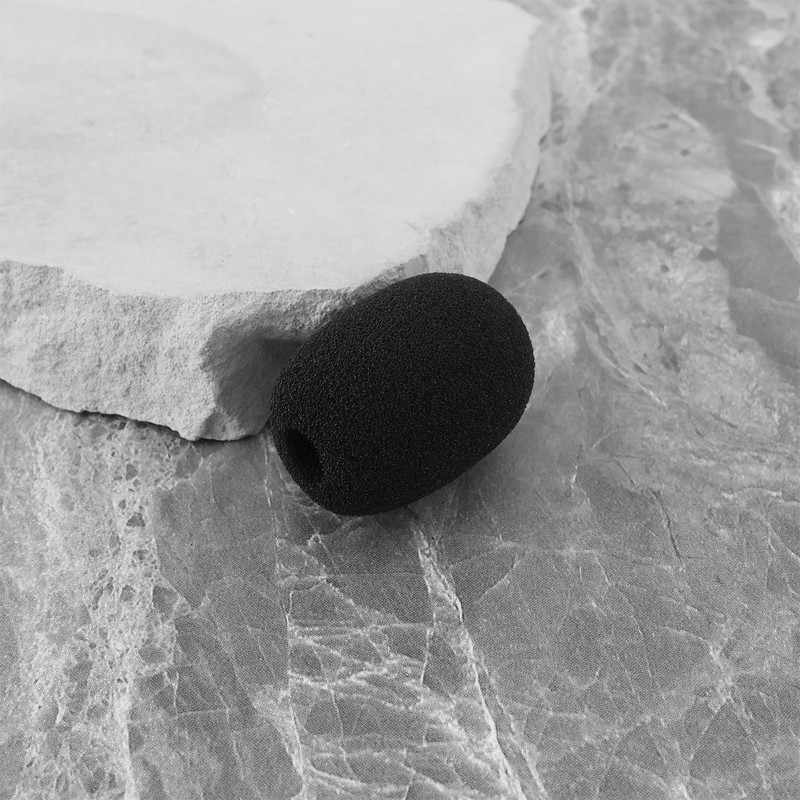 ECSiNG 5pcs Gaming Headset Microphone Pop Filter Foam Cover 28x40mmx10mm