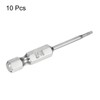 HARFINGTON 10pcs T15 Security Torx Bit 1/4" Hex Shank 2"