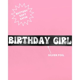 xo, Fetti Black Birthday Girl Sash | Western Bday Party Decorations, Silver Cowgirl Party Favor, HBD Supplies, Country Queen Outfit, Finally 21, Cute Birthday Sash, 30th, 40th, 50th