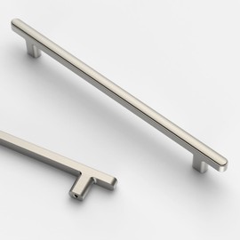 Asidrama 10 Pack 6.3 Inch(160mm) Brushed Satin Nickel Kitchen Cabinet Handles, Cabinet Pulls Kitchen Cabinet Hardware for Cupboard Drawer Pulls