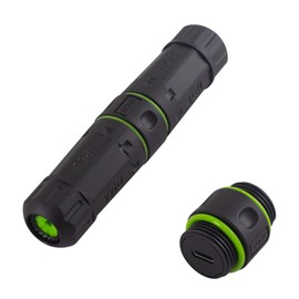 Maxhood Waterproof USB C Connector 10Gbps, USB C Data Waterproof Connector, Waterproof USB C Panel Mount Adapter Coupler Bulkhead USB Type C 3.1 Outdoor Charging Socket for Data Transfer,1pcs