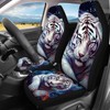 ZOUTAIRONG White Tiger Car Seat Covers Galaxy Car Accessories Interior