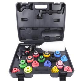 CXPRO 20PC Engine Oil Funnel Set, Automotive Engine Oil Dispenser Funnel Kit with 15 Adapters, Spill Free Large Funnel for Oil Change