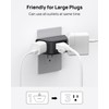 TROND Outlet Extender - 3 Prong Grounded Plug Extension Outlet,