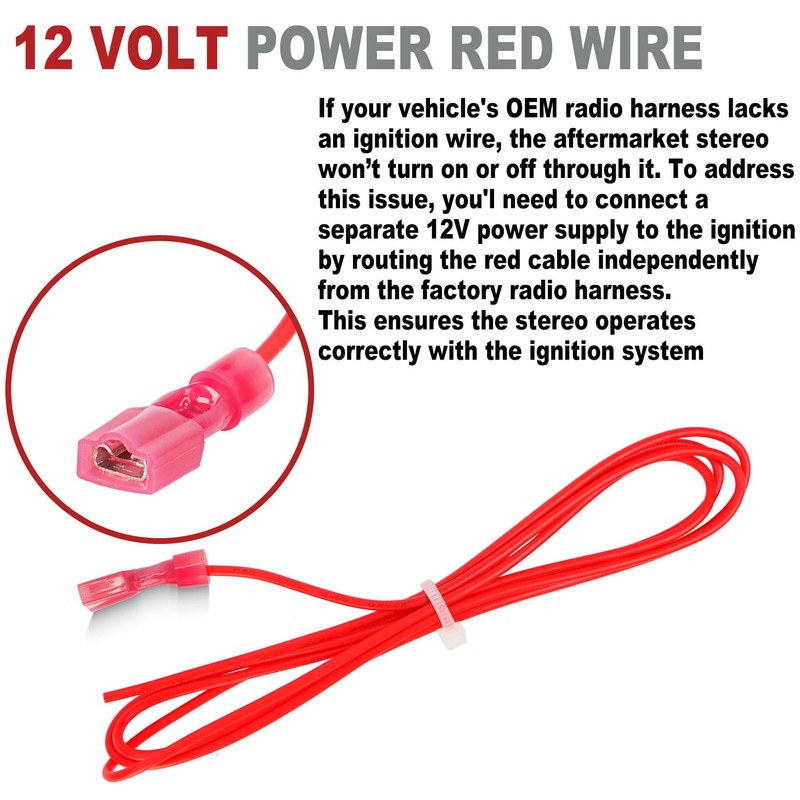 Radio Wiring Harness with Antenna Adapter Compatible with 2003-2006 Chevy