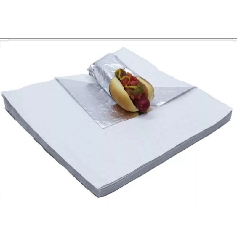 Naliplastic 100 Hoja Térmica Aluminio / Comida Rápida Empaque 27.5x35